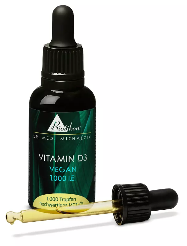 Vitamin D3 1.000 I.E. Tropfen vegan (30 ml)