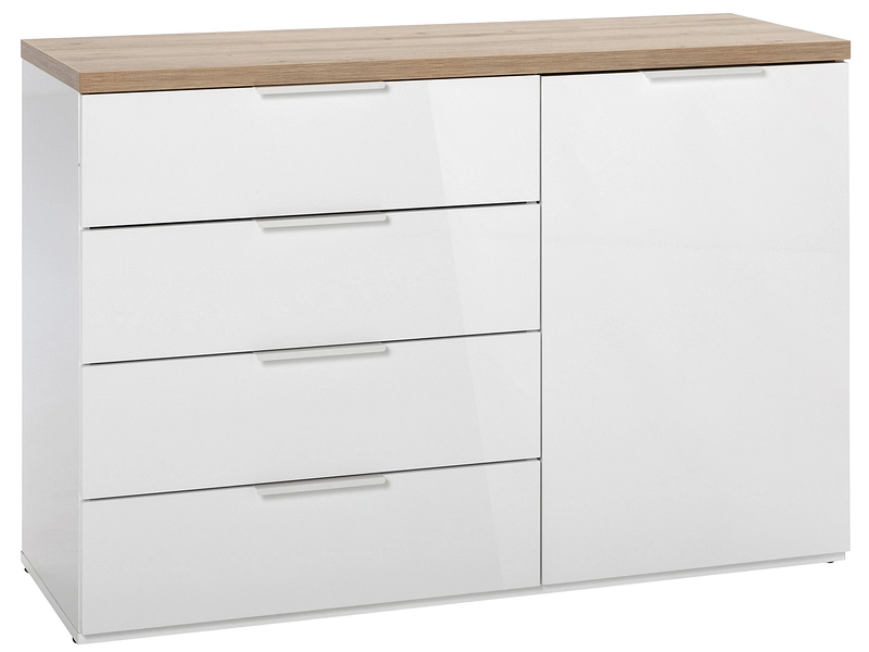 Kommode MUNDI 1 Tür 4 Schubladen