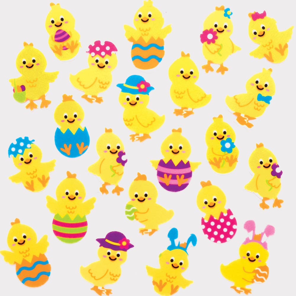 Filzaufkleber Osterküken (pro Set 100)
