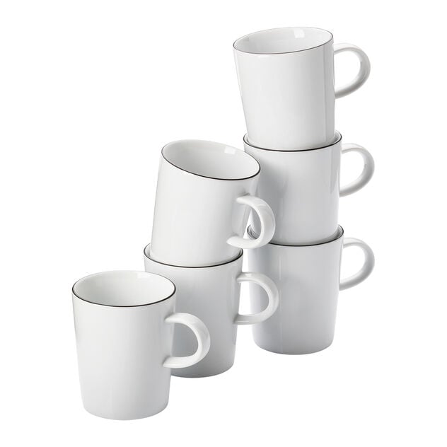 Cucina Colori Black Becher-Set - 6 Teile