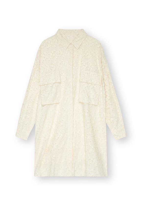 Worker Shirt Kleid Wolkencreme