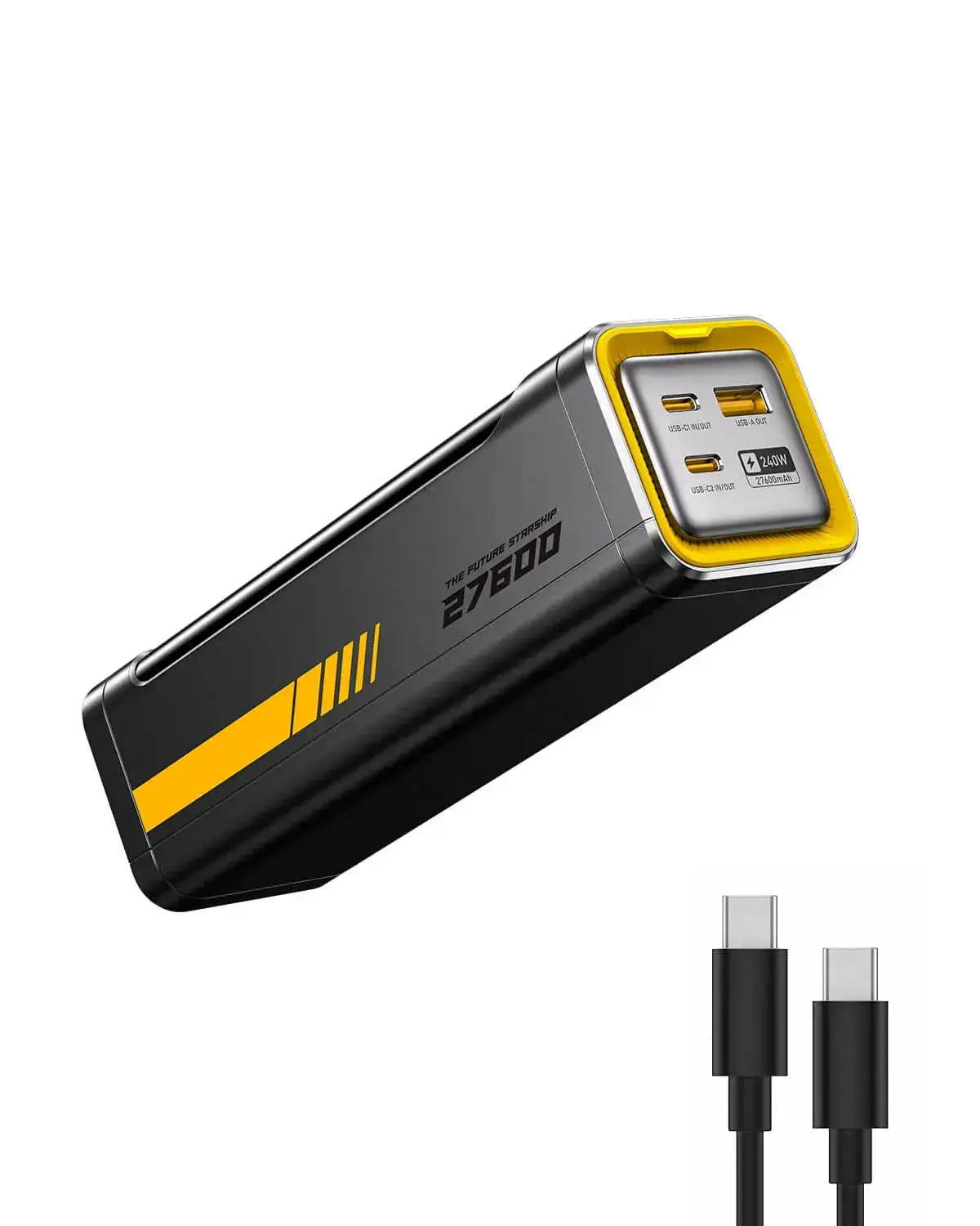 AOHI The Future Starship 240W 27,600mAh LED Display Power Bank with 140W C-C Cable