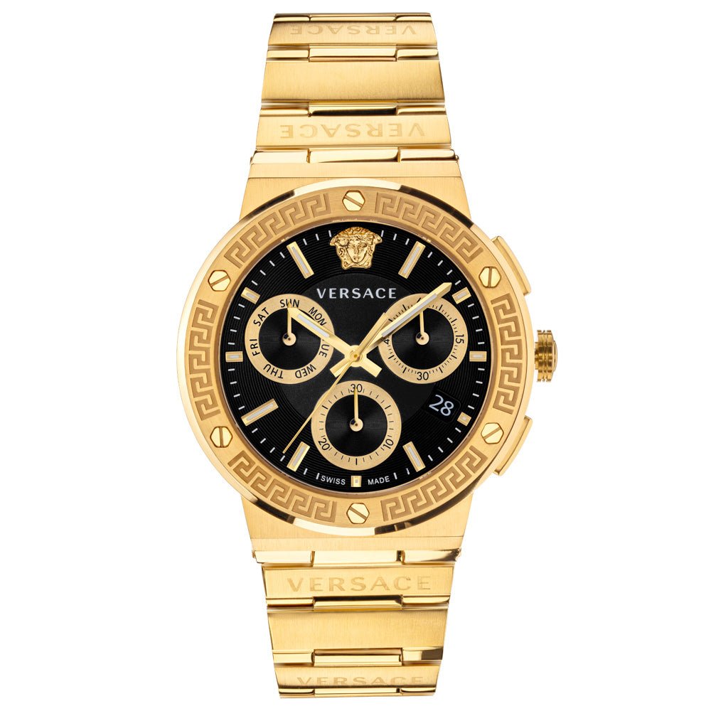 Versace VEZ900421 Men's Greca Logo Chrono Watch