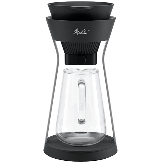 Melitta AMANO® coffee maker, black-silver (B-stock)