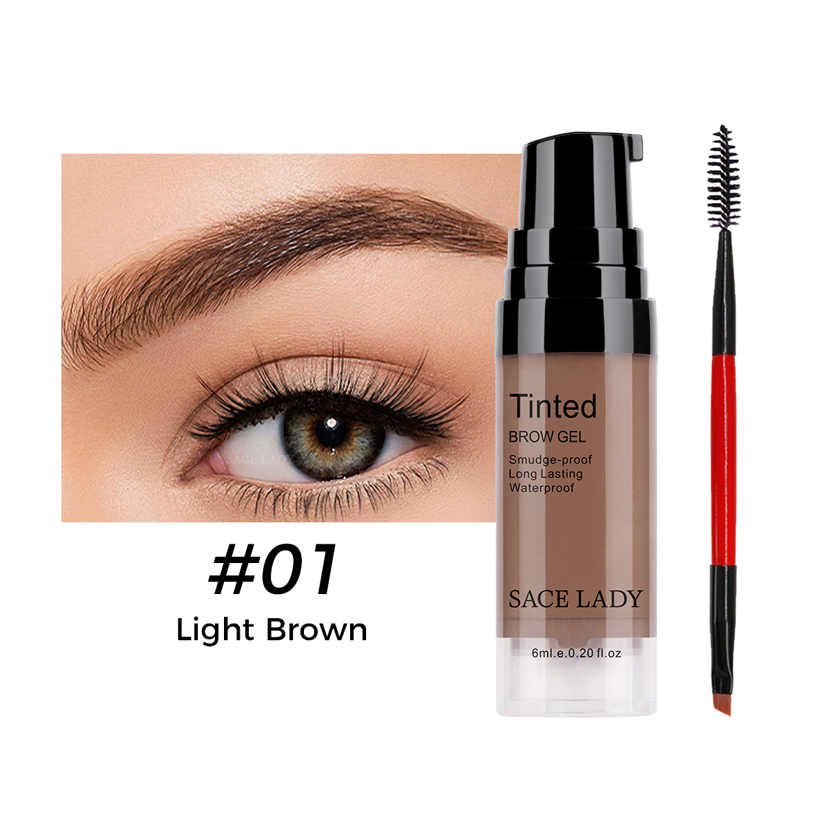 3D Eyebrow Gel | Waterproof, Rapid-Dry, Highly Pigmented