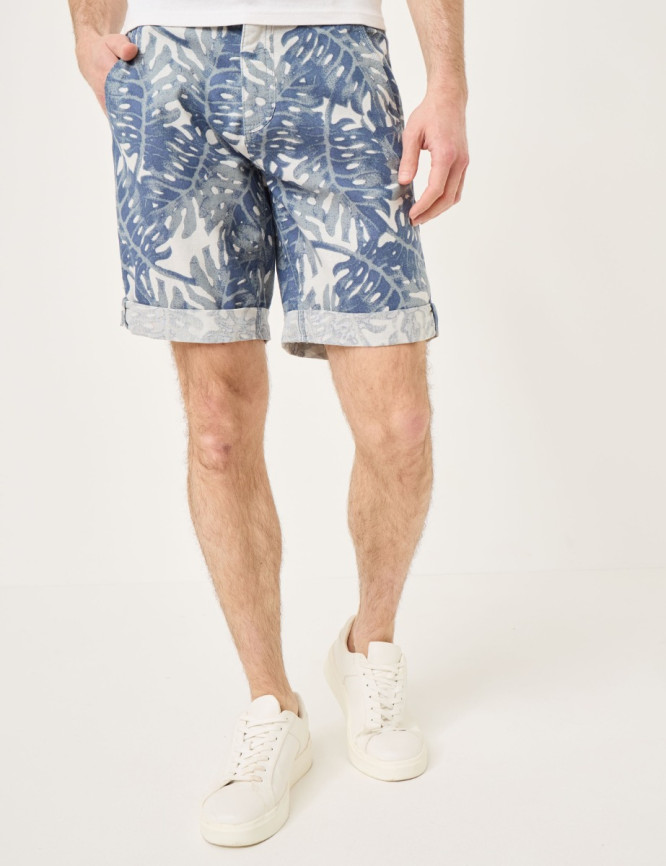 Cotton Chino with Allover Print