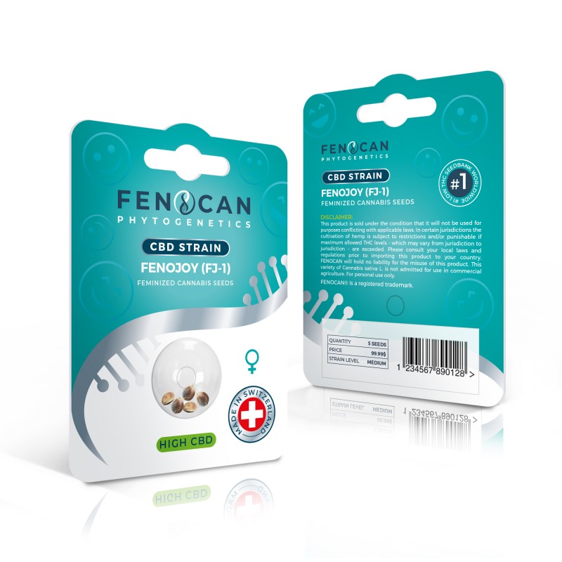 FENOCAN Fenojoy CBD Hemp Seeds (3 pcs)