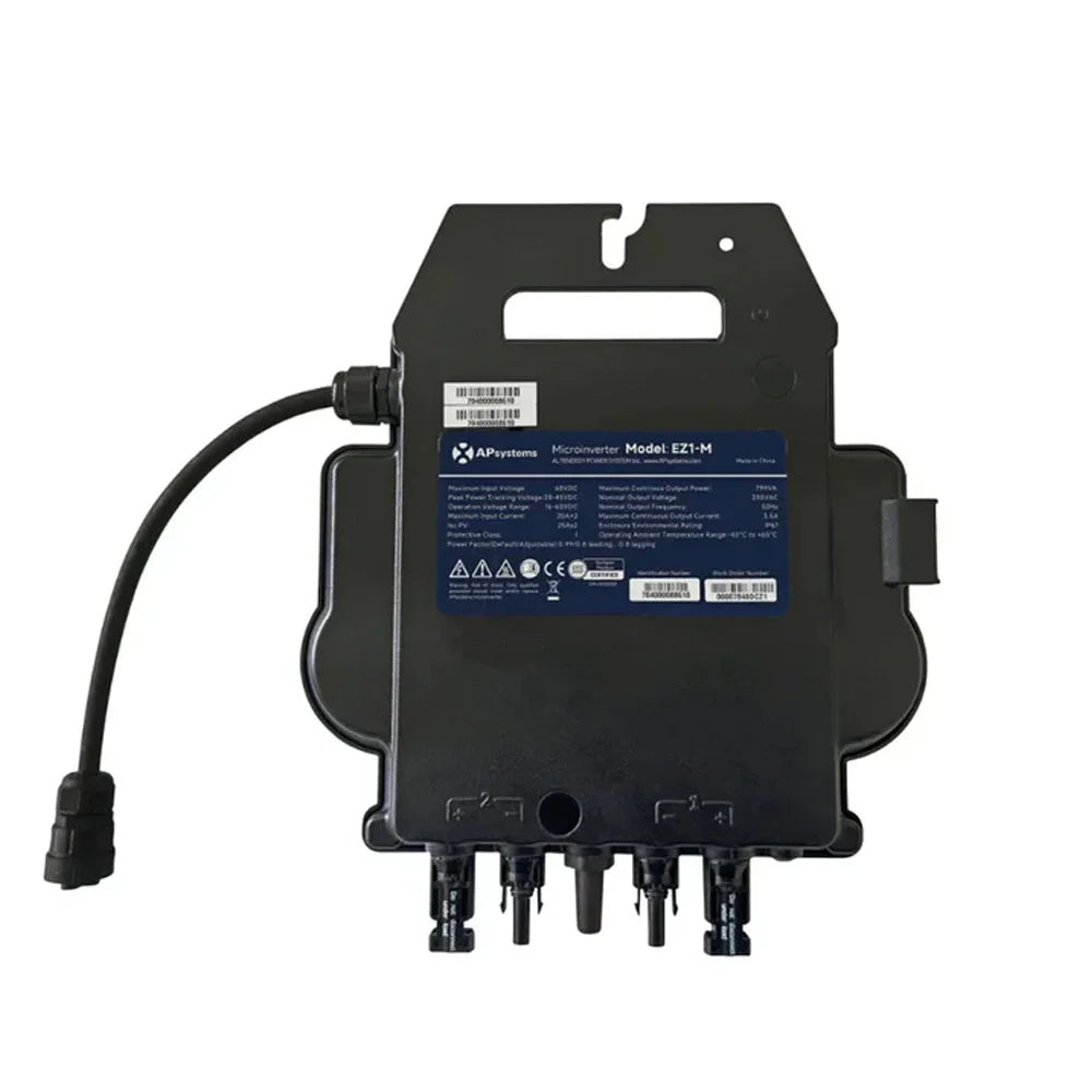 APsystems EZ1-M 800 Watt Micro Inverter - Wi-Fi, Bluetooth