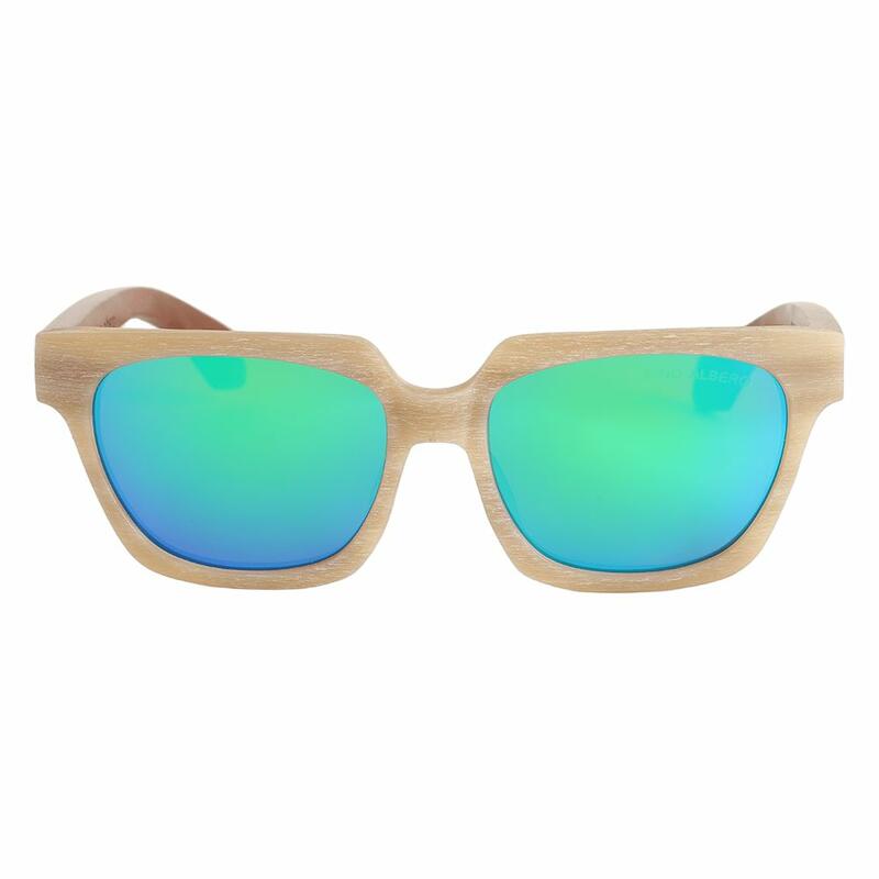 Hedda Quadrat Beigefarbene Sonnenbrille