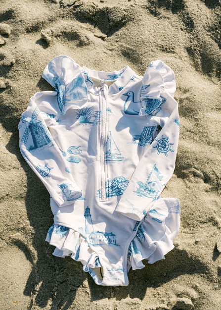 Hamptons & Montauk Baby Mädchen Einteiler Badeanzug