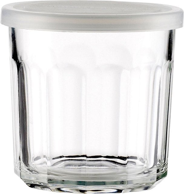Französisches Wasserglas mit Deckel