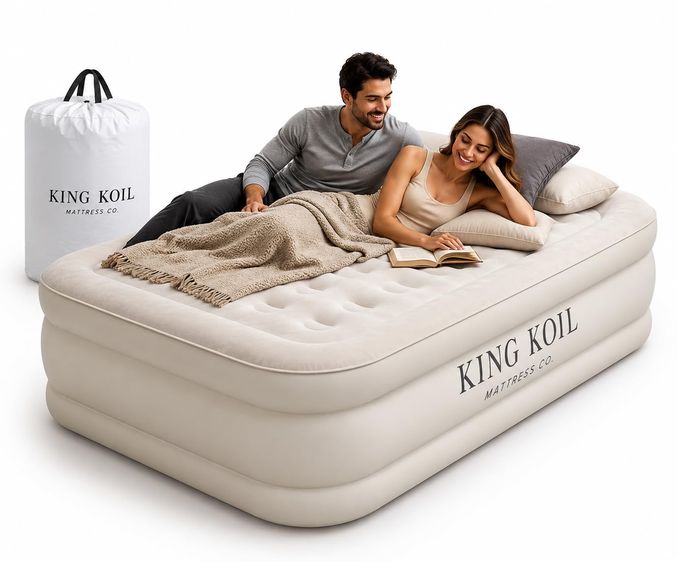 King Koil Luftmatratze - Beige