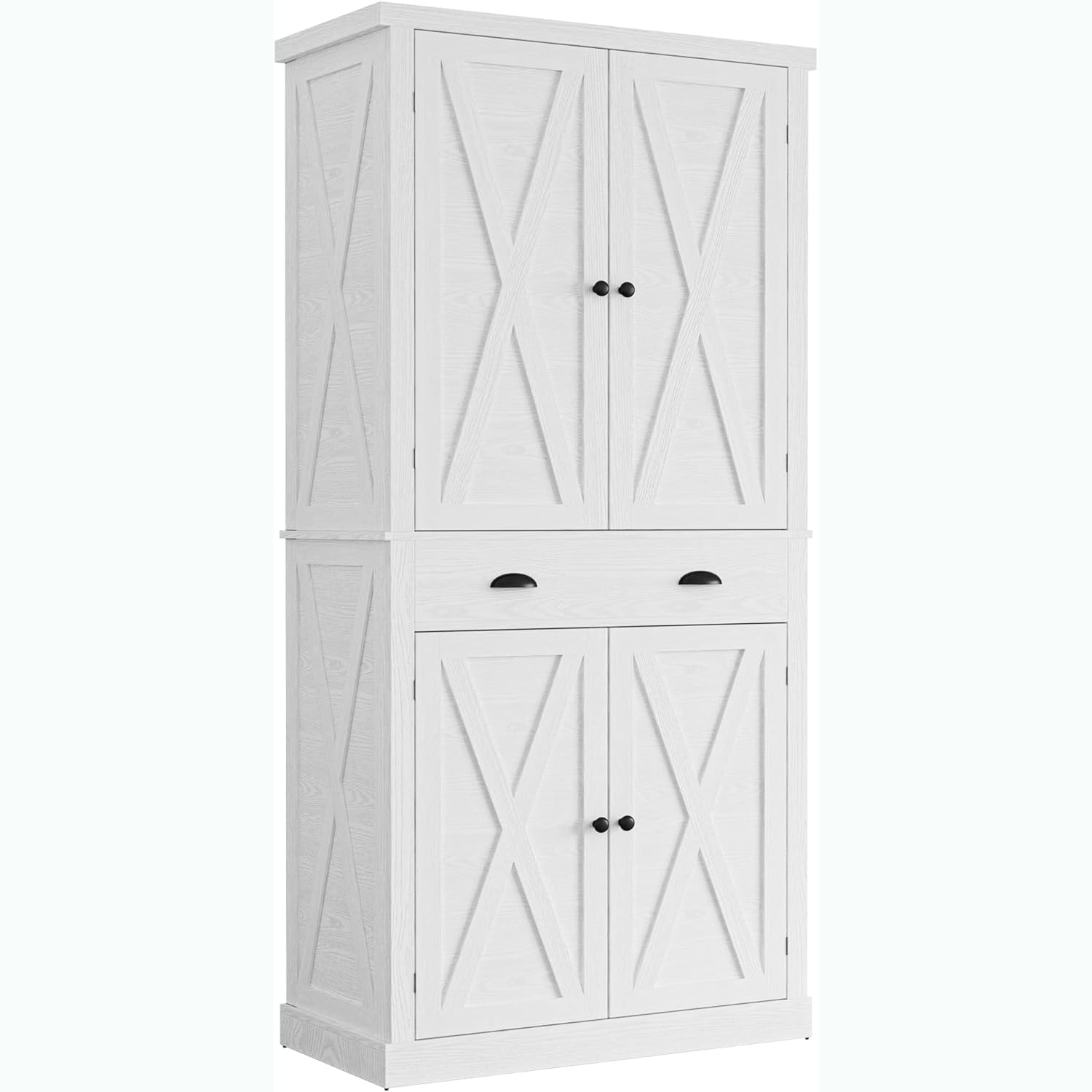 Küchen-Pantry-Speicherschrank mit Schubladen, Schränken mit Türen und Regalen