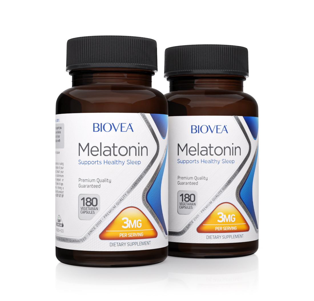 MELATONIN 3mg 360 Capsules BUNDLE