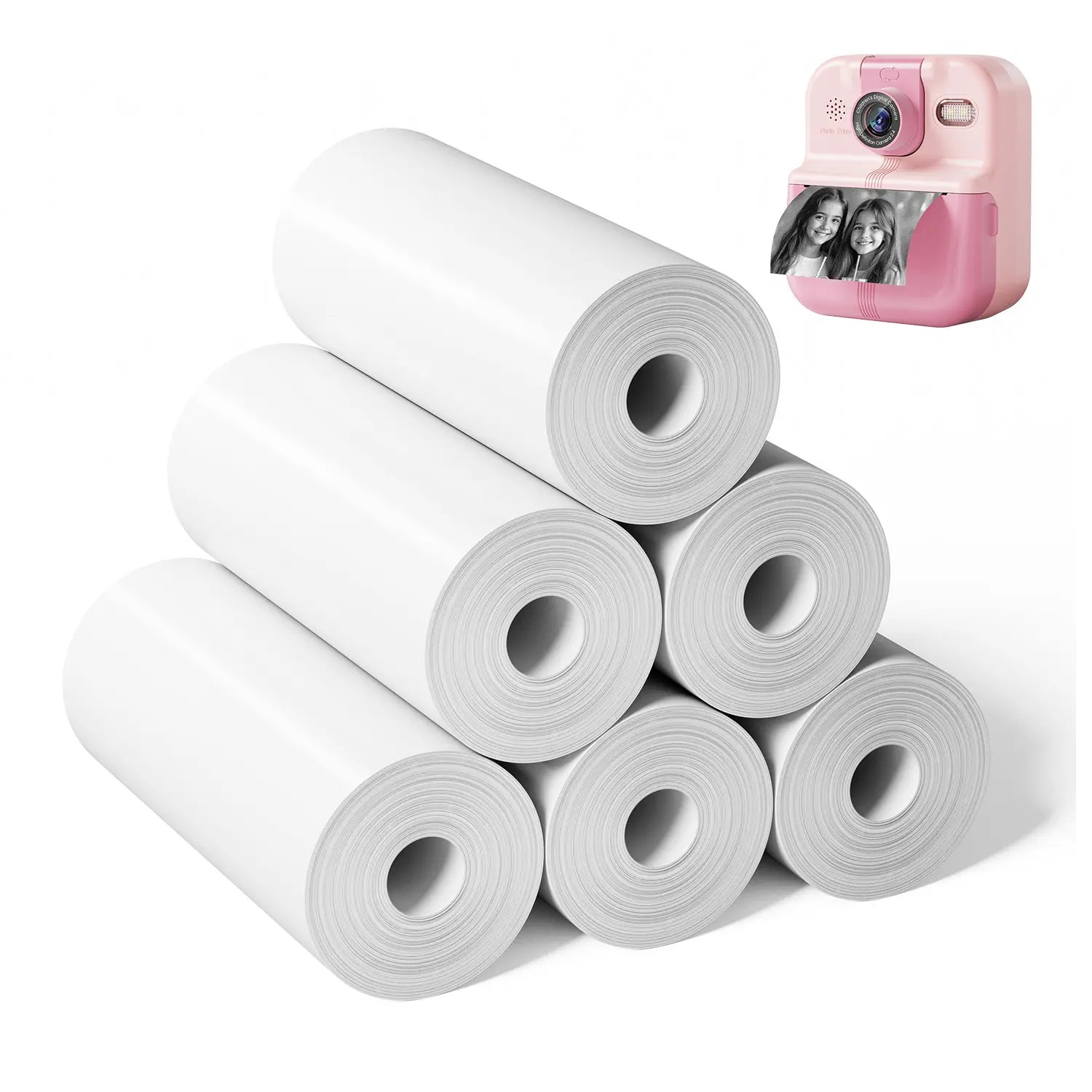 Phomemo 56mm Weißes Thermopapier für P02 Sofortkamera