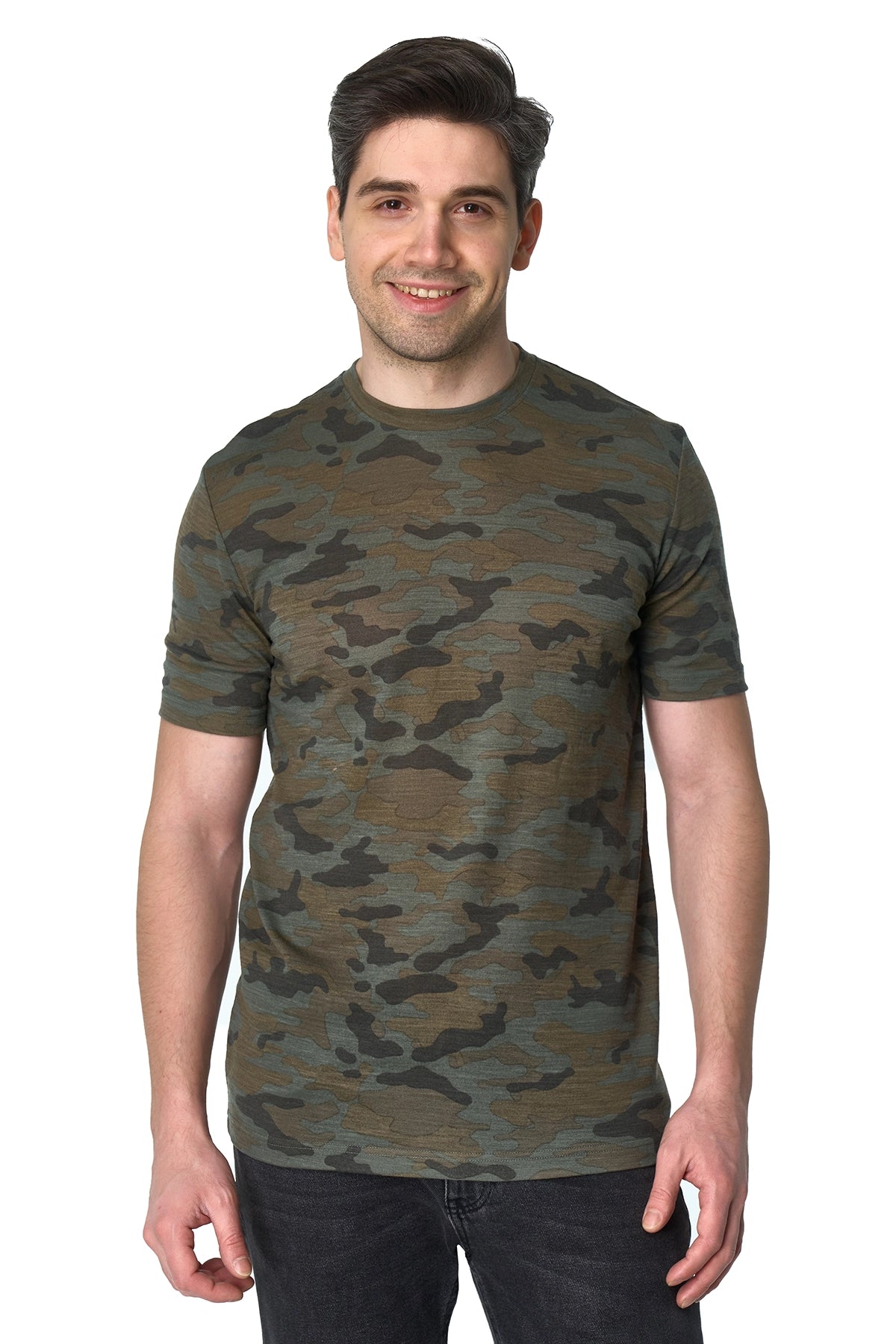 Herren Merino T-Shirt 165 Camouflage (+Socken)