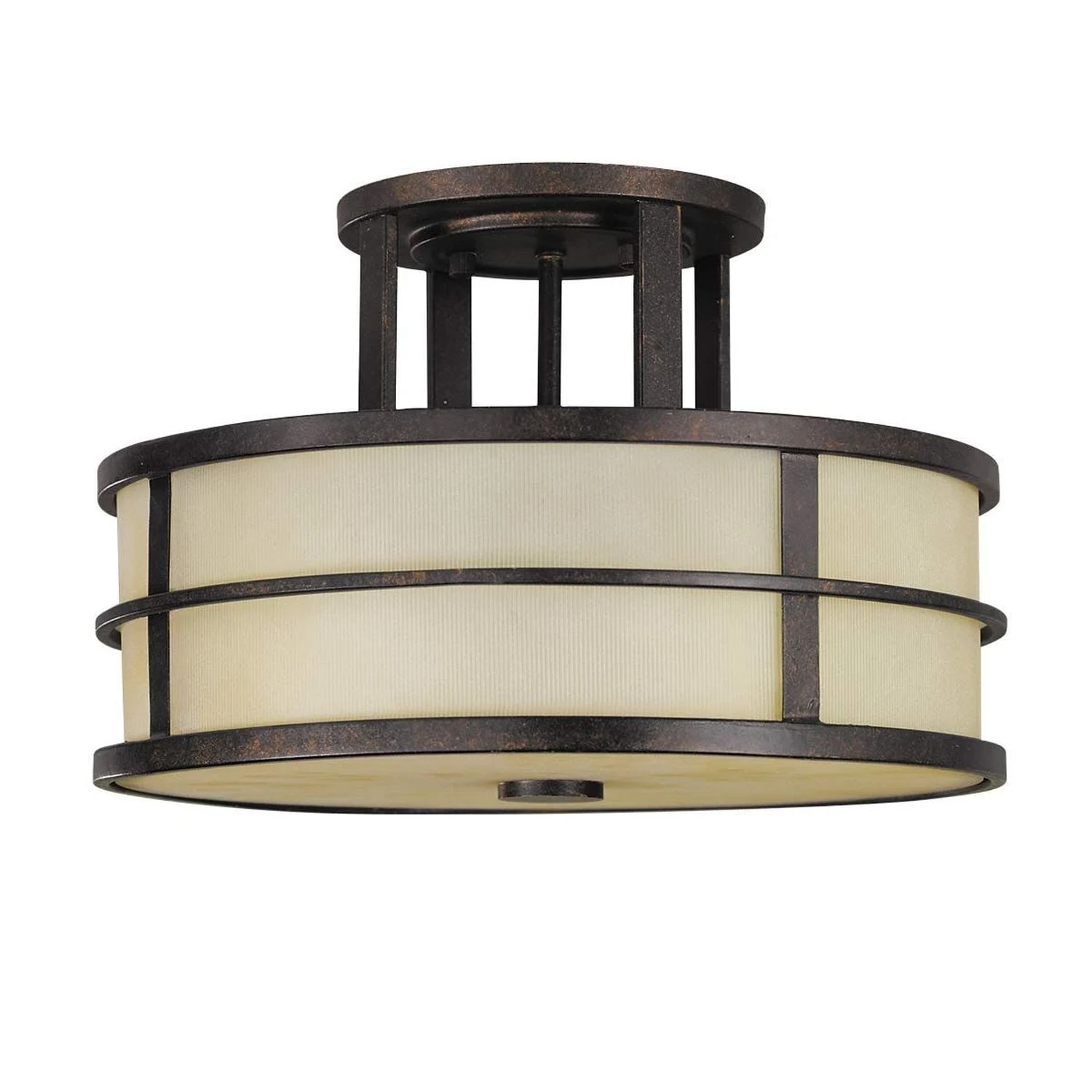 Deckenleuchte SHOJI Creme Ø34cm Wohnzimmer Lampe