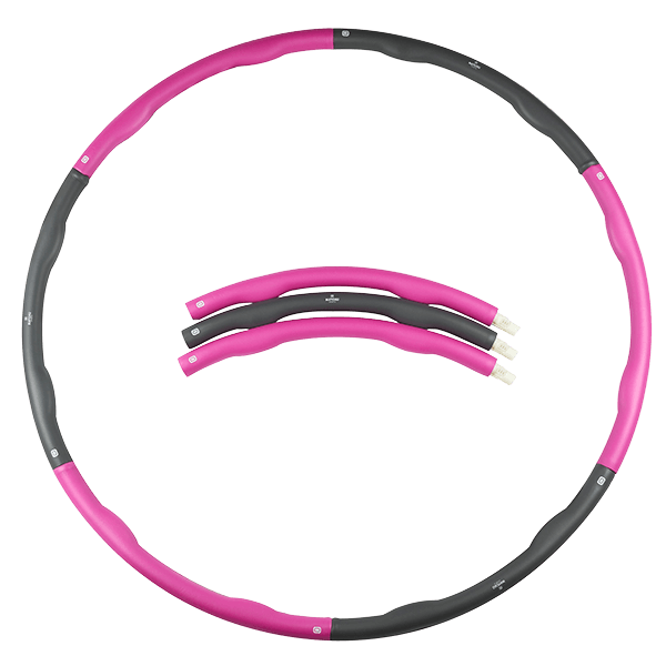 Fitness Hula Hoop 1,2 kg Lila / Grau
