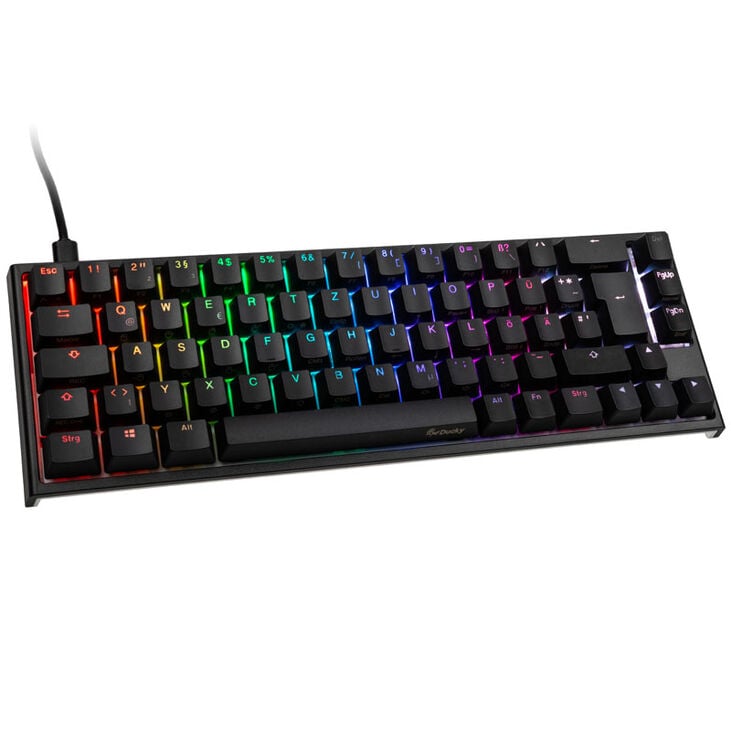 Ducky One 2 SF Gaming-Tastatur, MX Braun, RGB LED - Schwarz