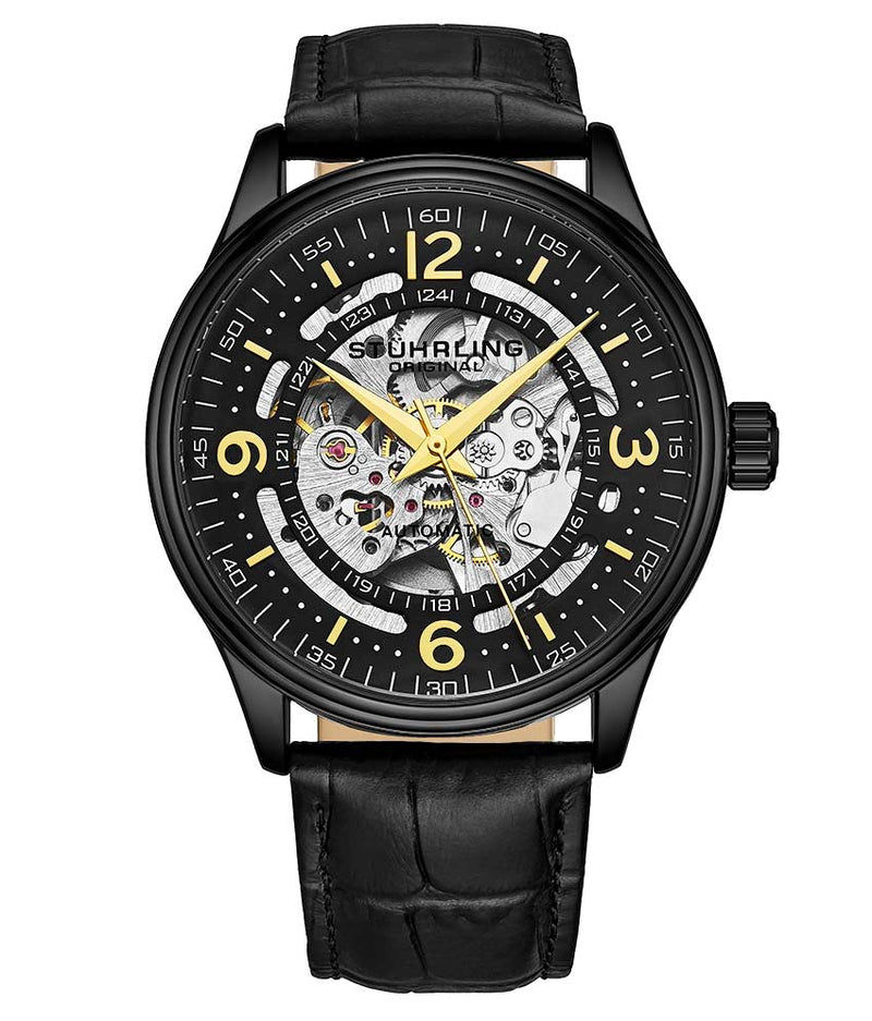 Stührling Dänemark 3947 Automatik 42mm Skelettuhr