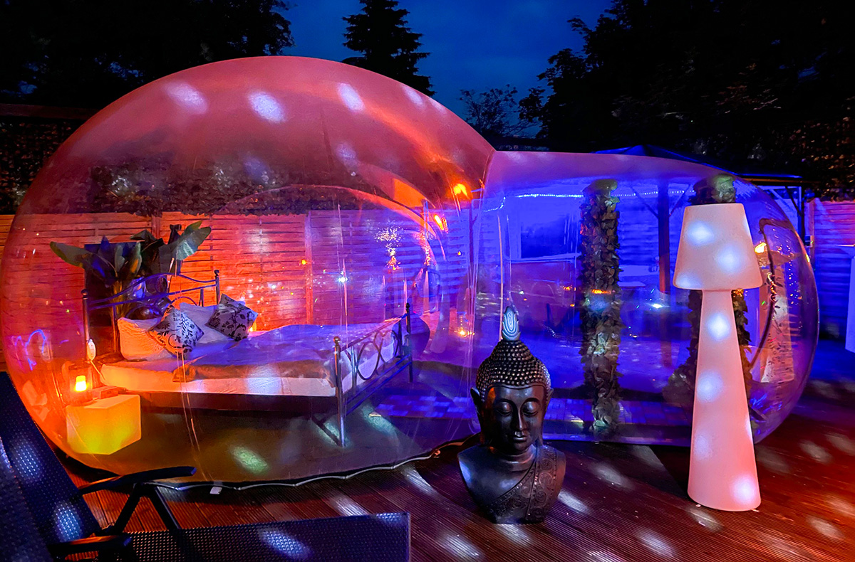 Bubble Hotel mit Wohnung und Whirlpool in Gerolstein für 2 (1 Nacht)