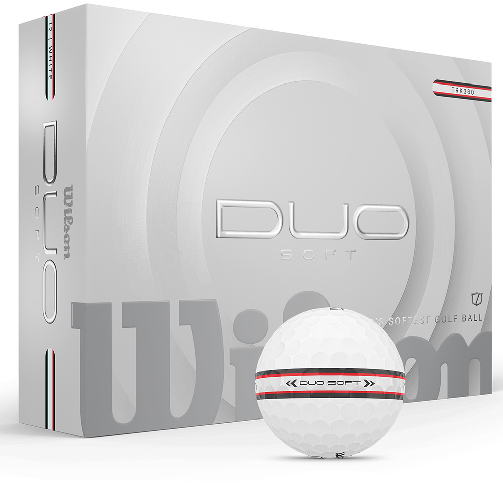 Wilson DUO Soft 3.0 Golf Balls - 12-Pack White