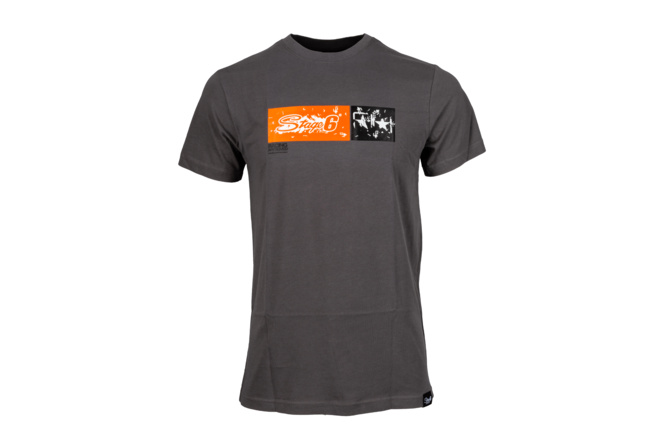 T-Shirt Stage6 Racing Genehmigt Grau