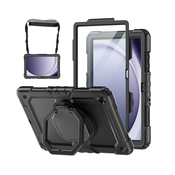 Rugged Hülle für Samsung Galaxy Tab A11+ mit 360° drehbarem Griff