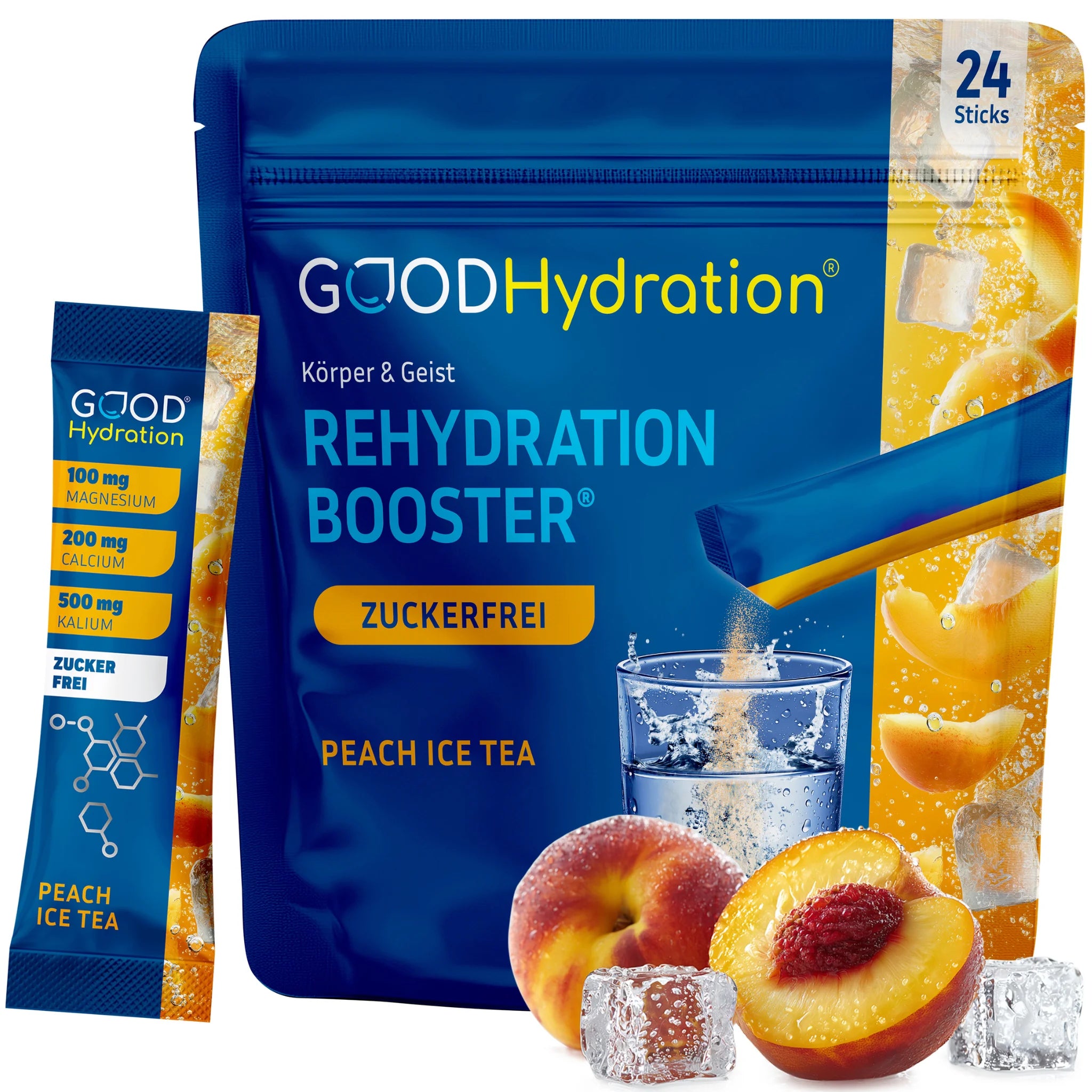 GOOD Hydration Rehydration Booster - Peach Ice Tea