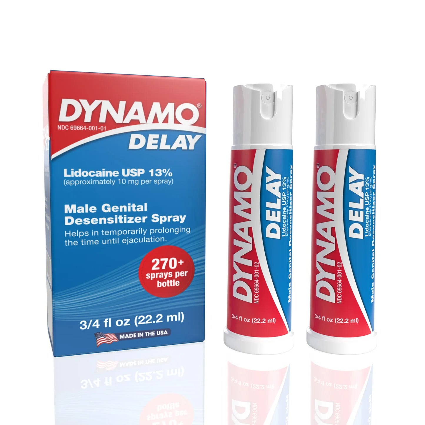 Dynamo Verzögerungs-Spray 2er Pack