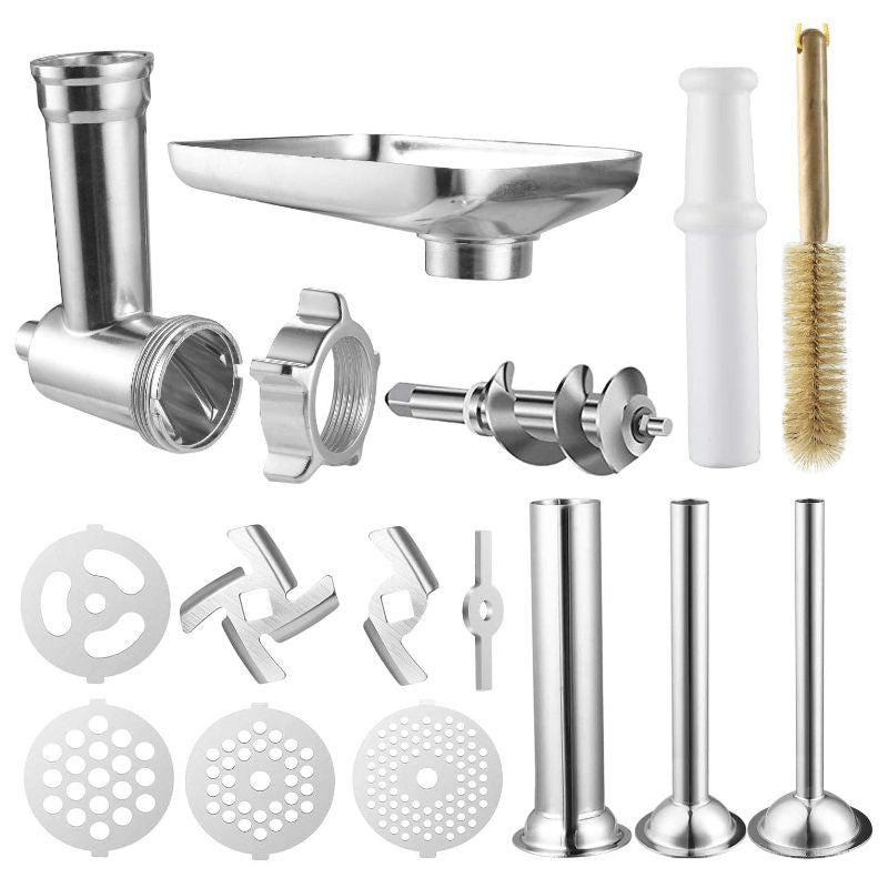 Alternative meat grinder attachment for KitchenAid meat grinder attachment