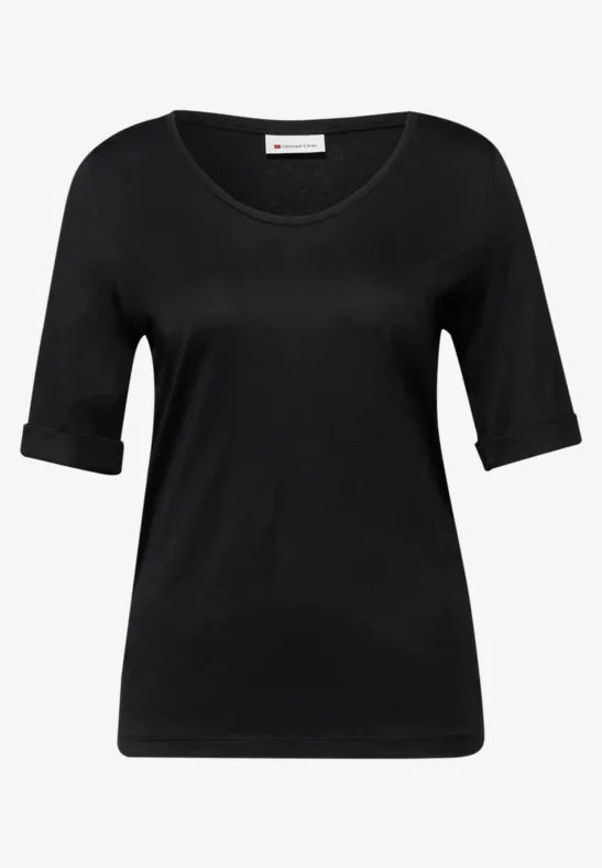 T-Shirt mit Turn-Up