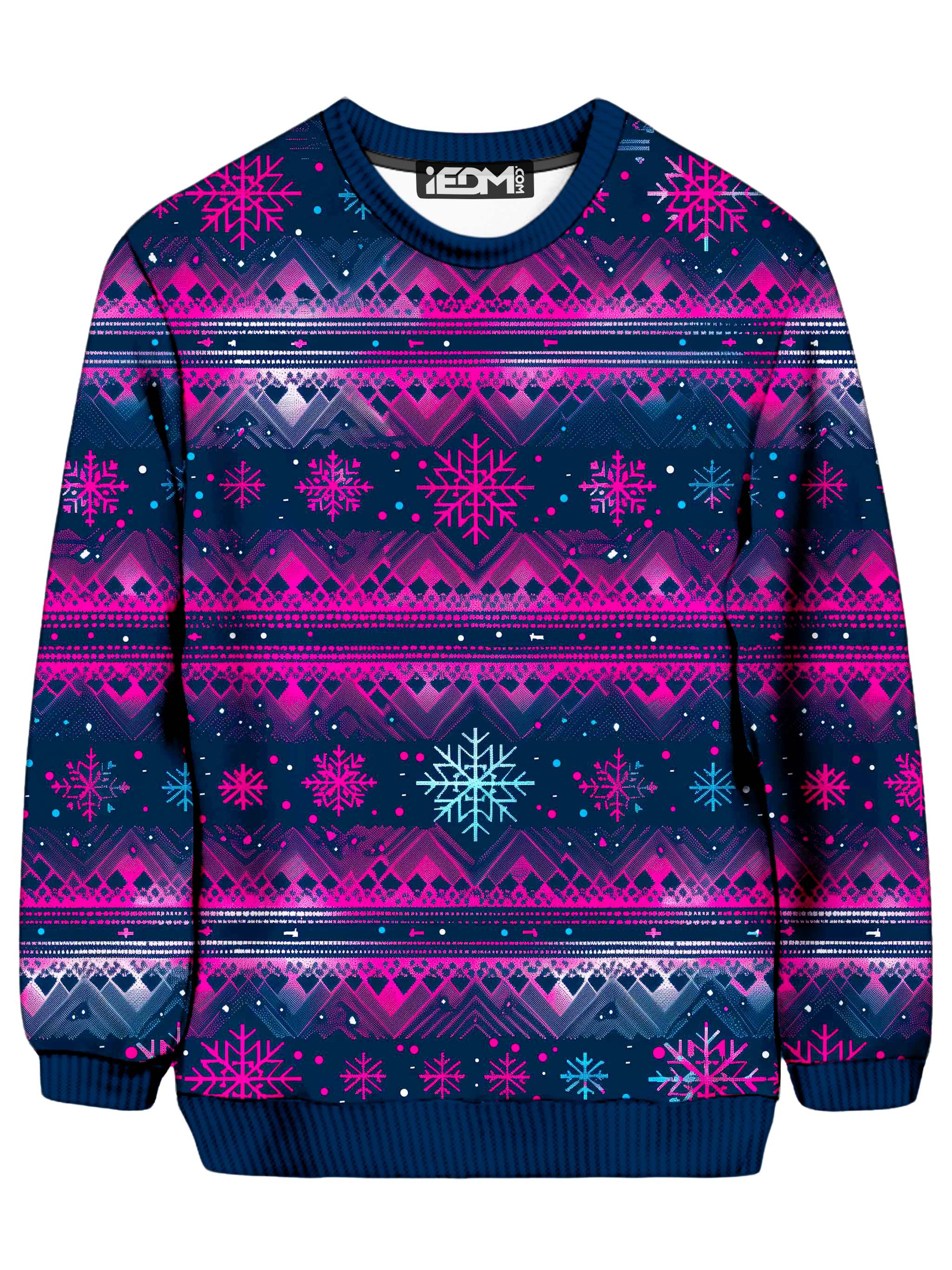 Frosted Neon Weihnachts Ugly Sweater