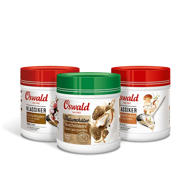 Set von 3 klassischen Gourmet-Saucen