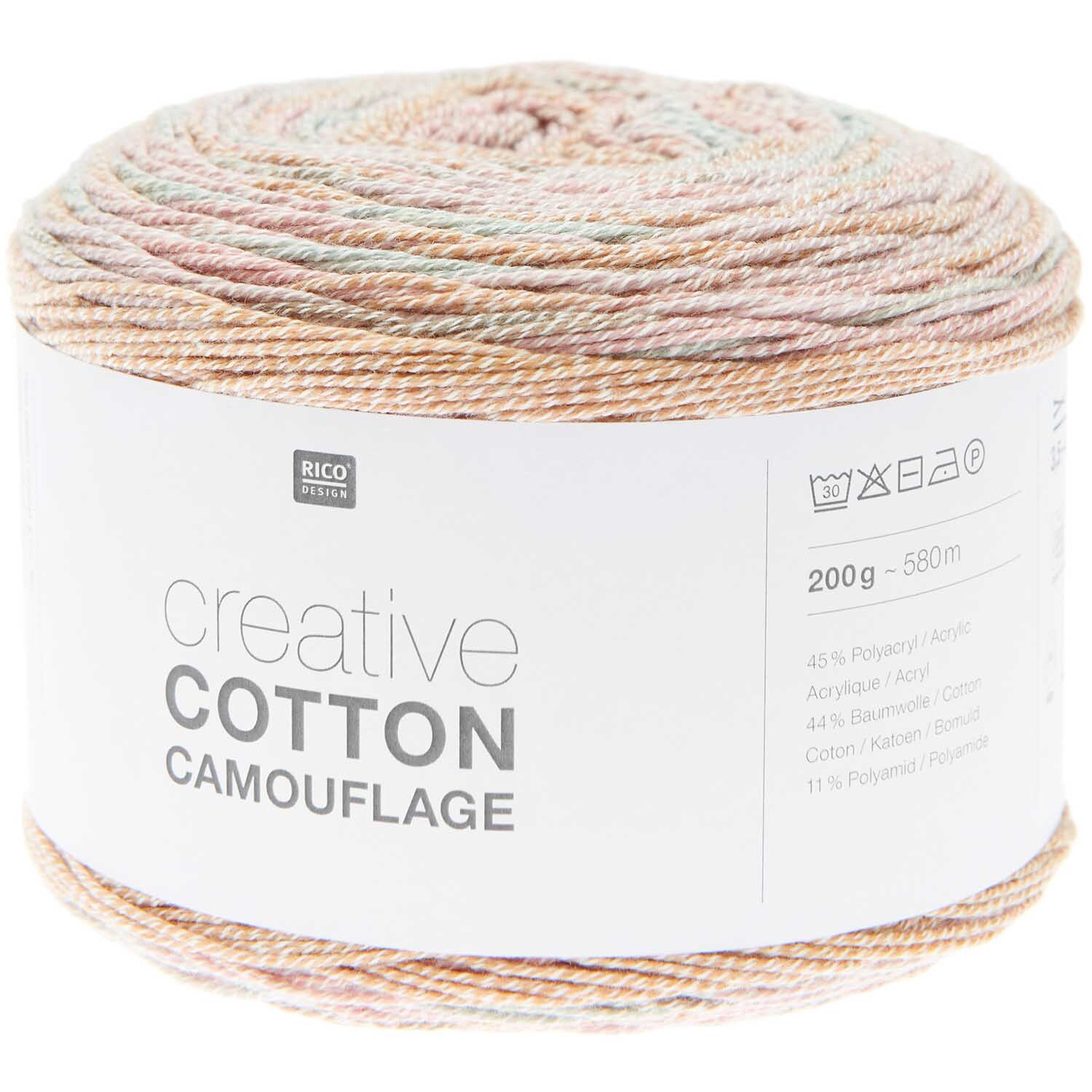 Rico Design Creative Cotton Camouflage 200g 580m