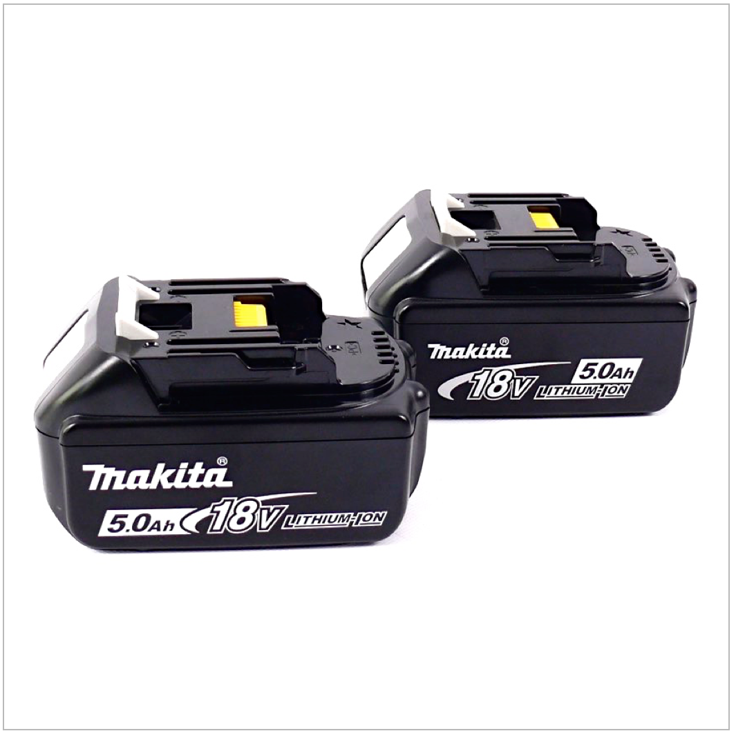 Makita Akku Power Set 18V 2x Akku 5,0Ah BL1850B (197280-8 ) Doppelpack