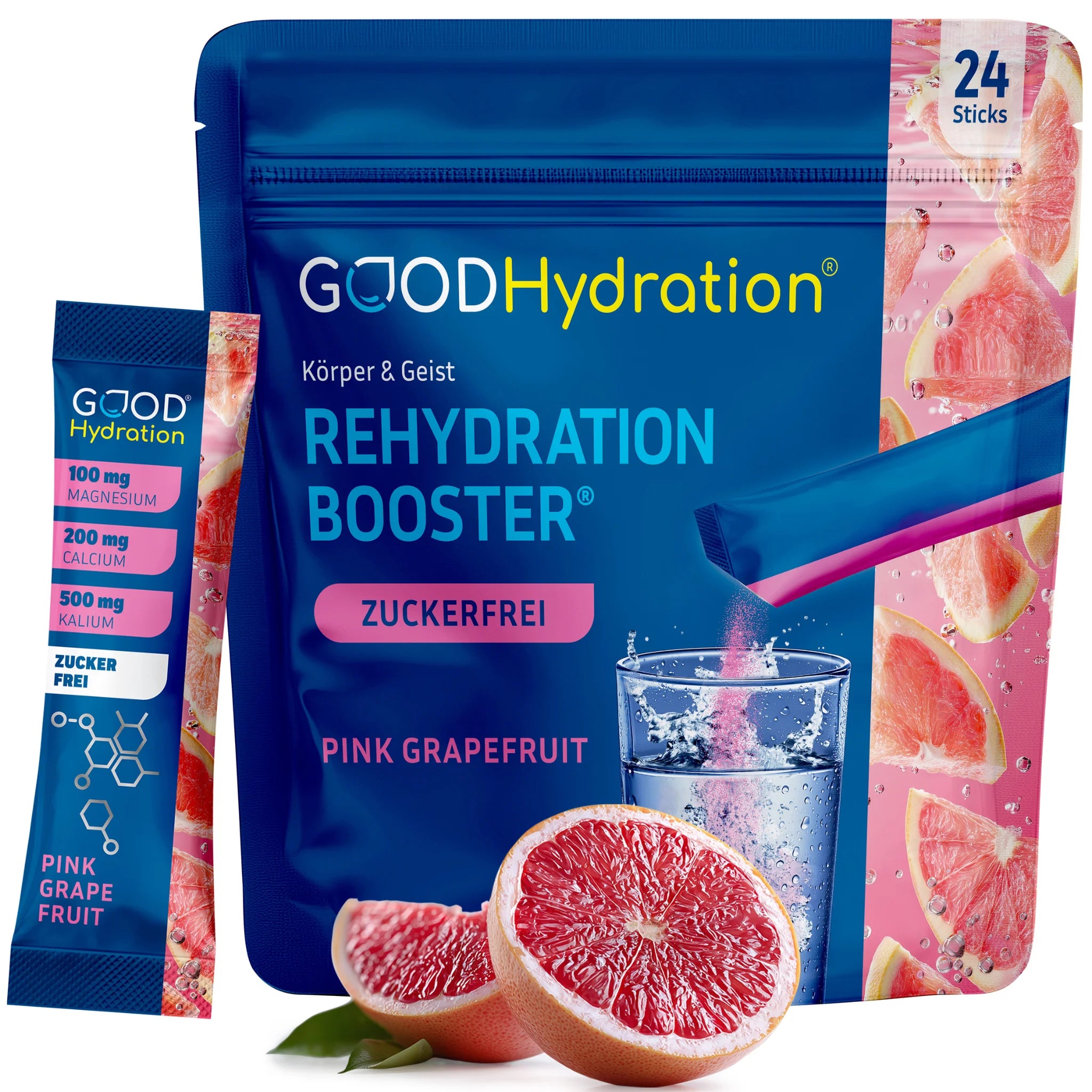 Körper & Geist Rehydration Booster - Pink Grapefruit