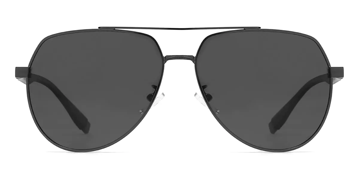 Mortimer - Aviator Graue Sonnenbrille für Herren