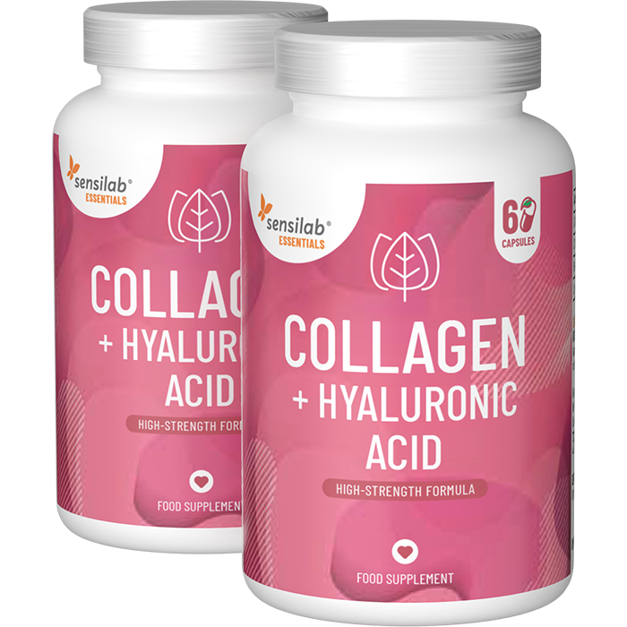 Essentials Kollagen + Hyaluronsäure - hochdosiert, 60 Kapseln (2x)