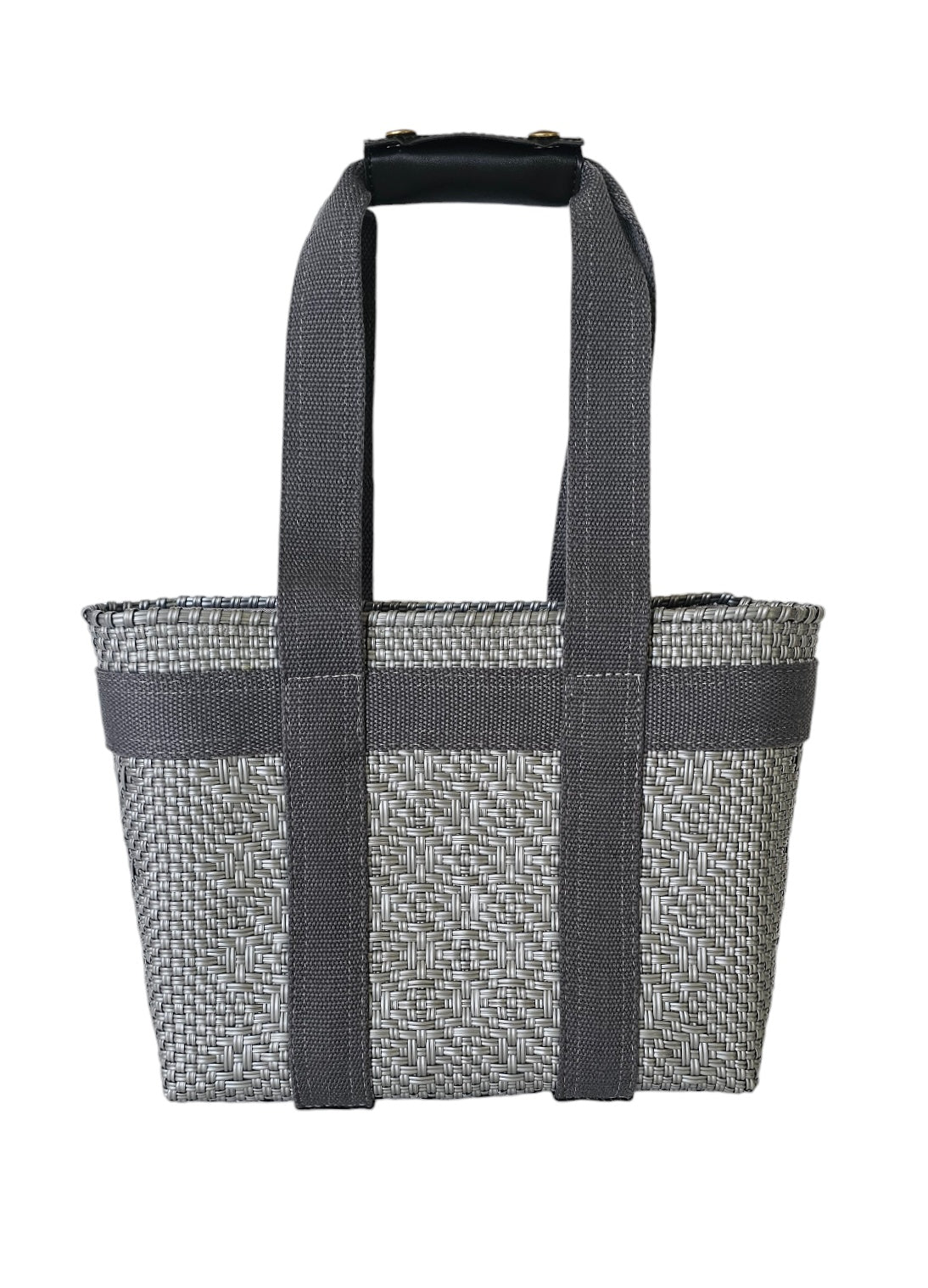Schicke Mini-Tote-Tasche - Silber