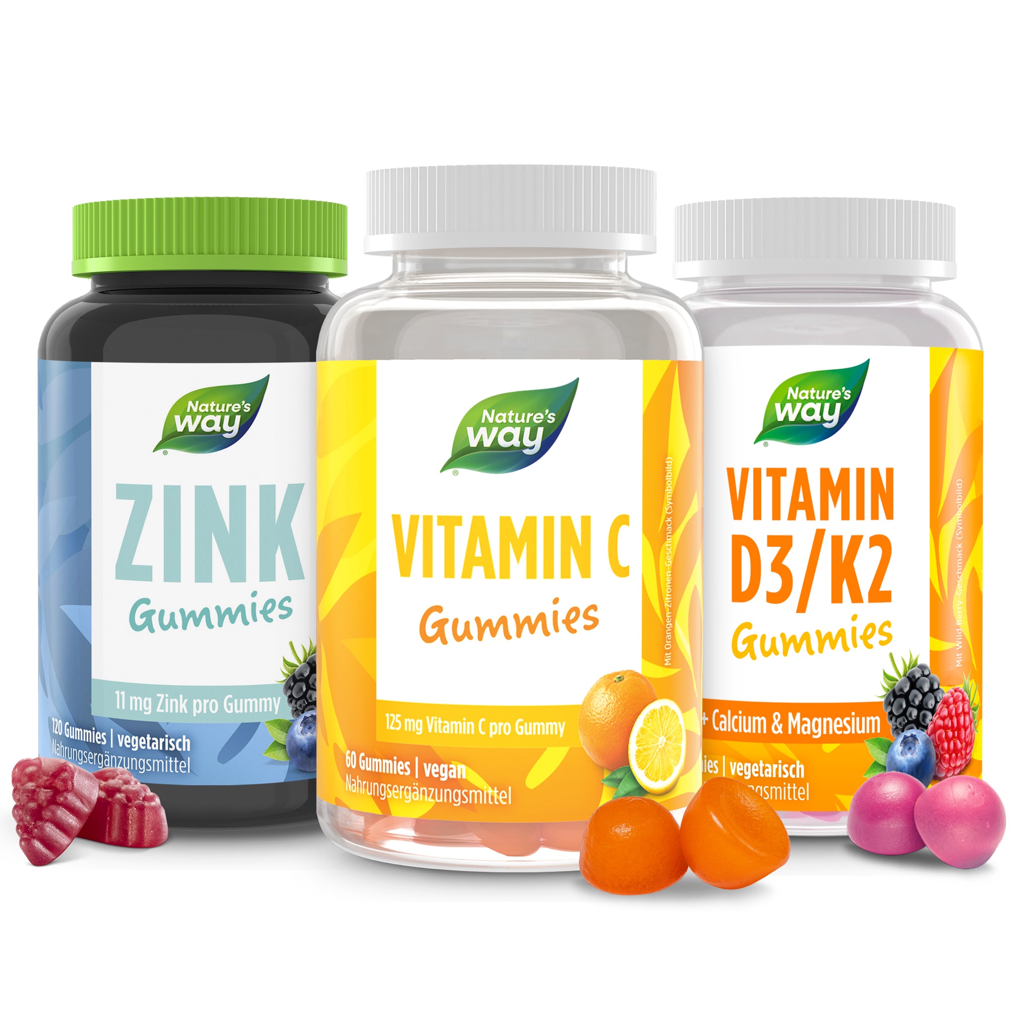 Vitamin C, D und Zink Set