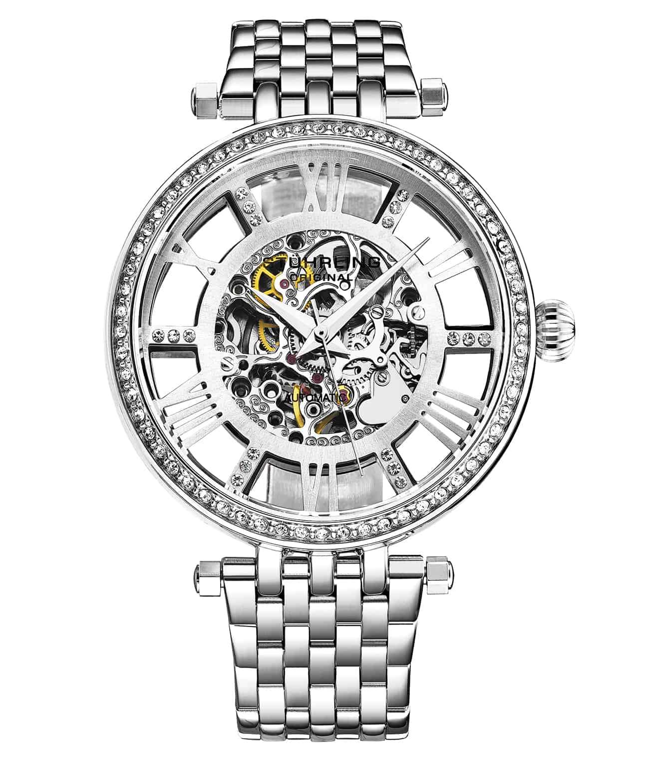 Stührling Delphi 3944 Automatik 38mm Skelett Uhren