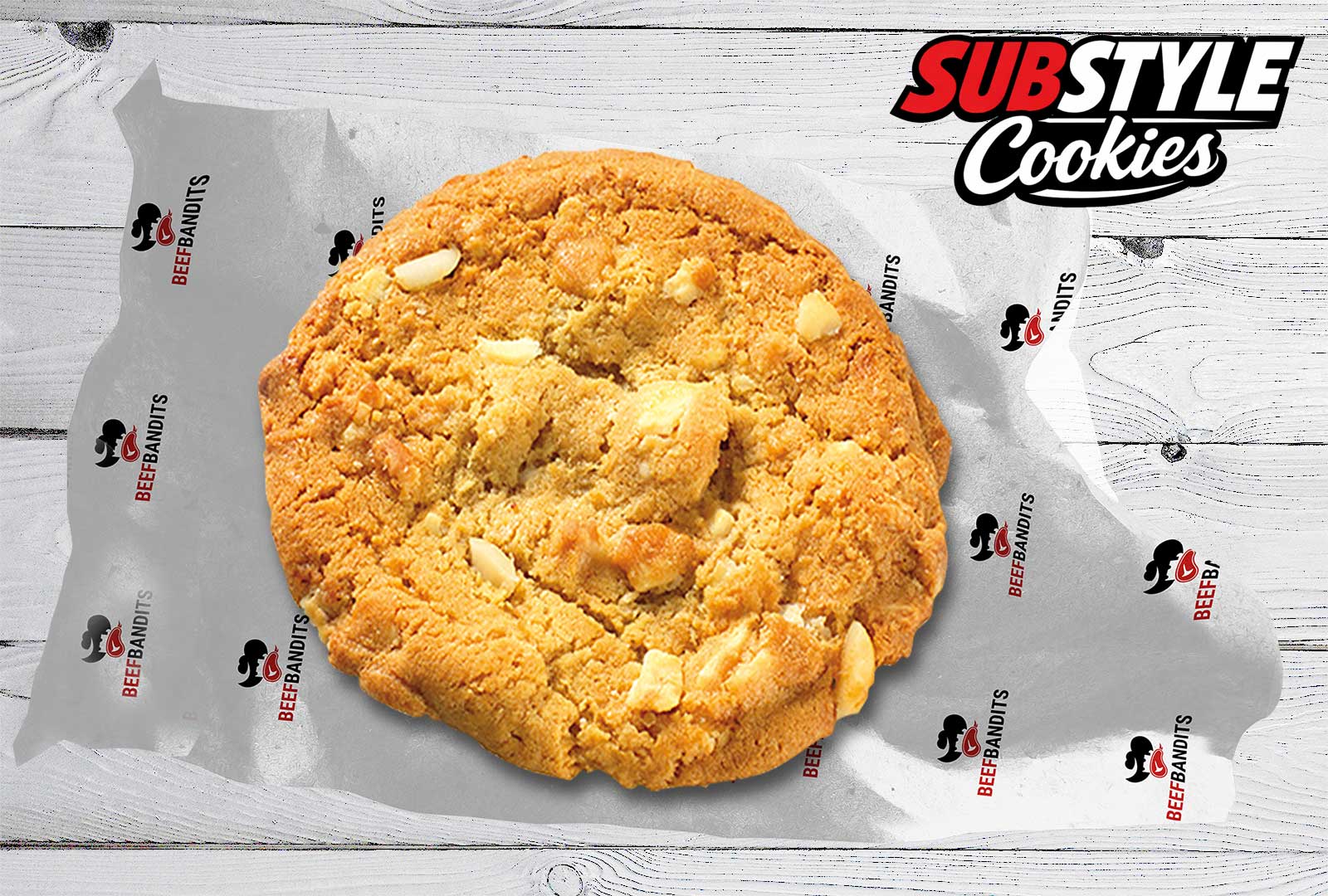 WEISSE SCHOKOLADEN-MACADAMIA-COOKIES | SUBSYTLE COOKIES BOX | TIEFGEFRORER KEKSTEIG | 24x COOKIES ZUM BACKEN