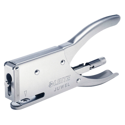 LEITZ Stapler Juwel 5556 Matt Vernickelt