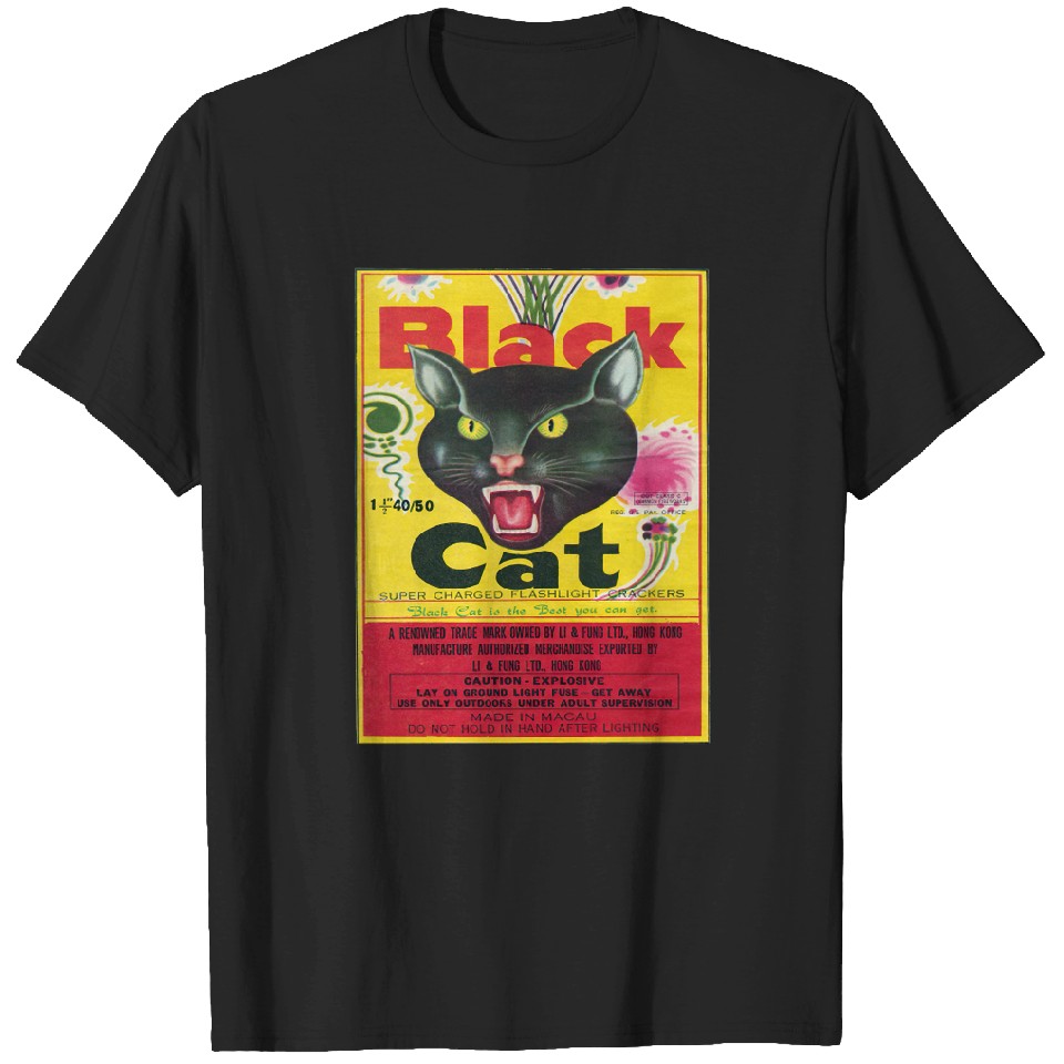 Black Cat Firecrackers T-shirt