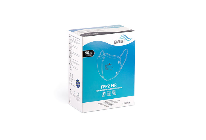 ISARLUFT FFP2 Mask black (individually packaged)