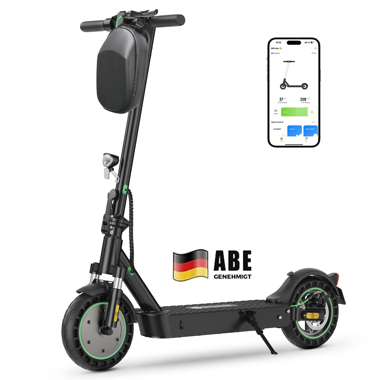 isinwheel S9MAX E-Scooter mit Straßenzulassung