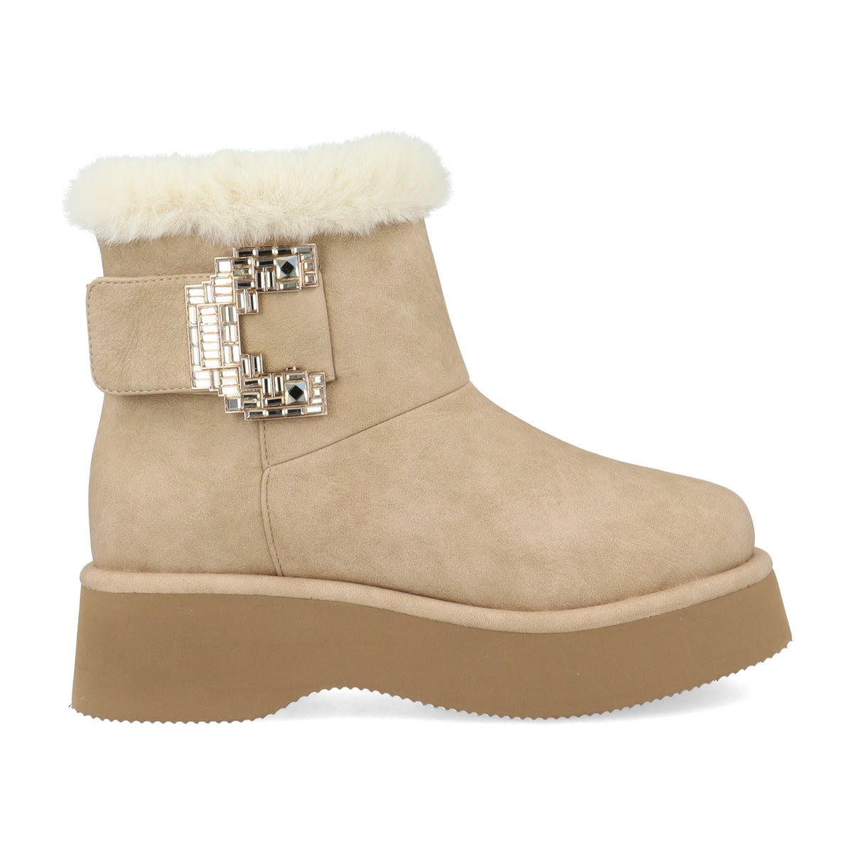 Noa Harmon Women's Fluffy 9829-28 Boots in Taupe