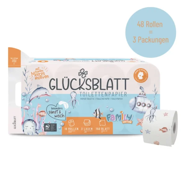 Toilettenpapier 'WASSERSPASS'