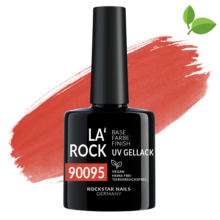 3-in-1 UV Nail Polish - Hema-free - 90095 - Neon Coral Pink